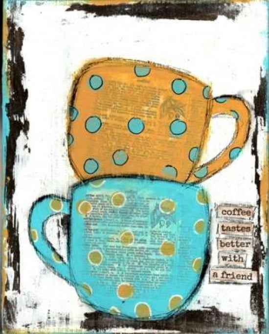 Coffee III Canvas Art - Cassandra Cushman (24 x 30)