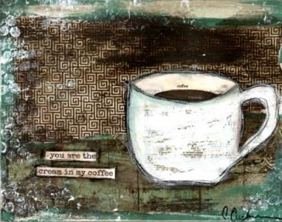 Coffee IV Canvas Art - Cassandra Cushman (22 x 28)