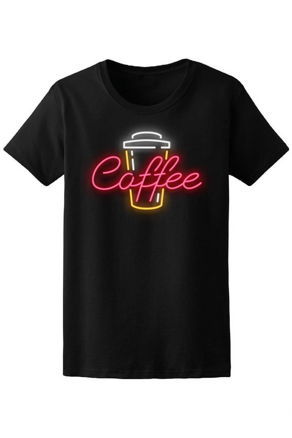 Coffee In Sharp Effect T-Shirt Women -Image by Shutterstock, Female Large