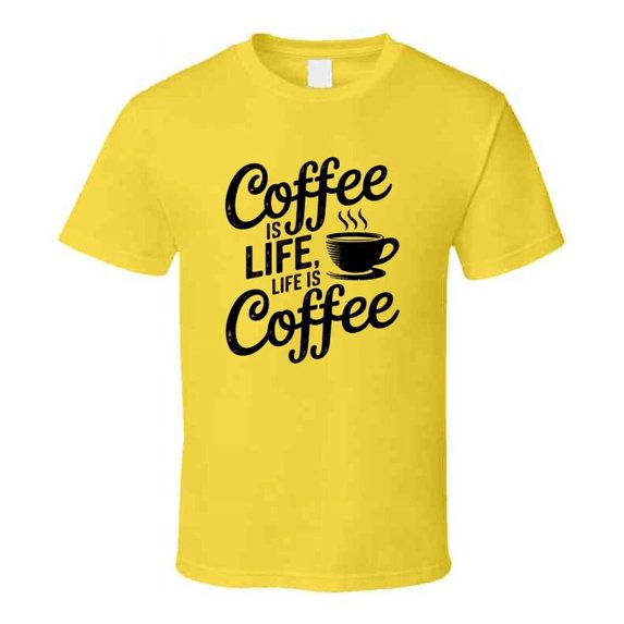 TrendyTees Coffee Theme Short Sleeve T-Shirt, Men's 3XL