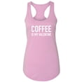thumbnail image 1 of Coffee Is My Valentine Racerback Tank, 1 of 3