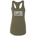 thumbnail image 1 of Coffee Is My Valentine Racerback Tank, 1 of 3