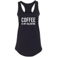 thumbnail image 1 of Coffee Is My Valentine Racerback Tank, 1 of 2