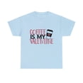 thumbnail image 1 of Coffee Is My Valentine Streetwear Unisex Heavy Cotton Tee, 1 of 4