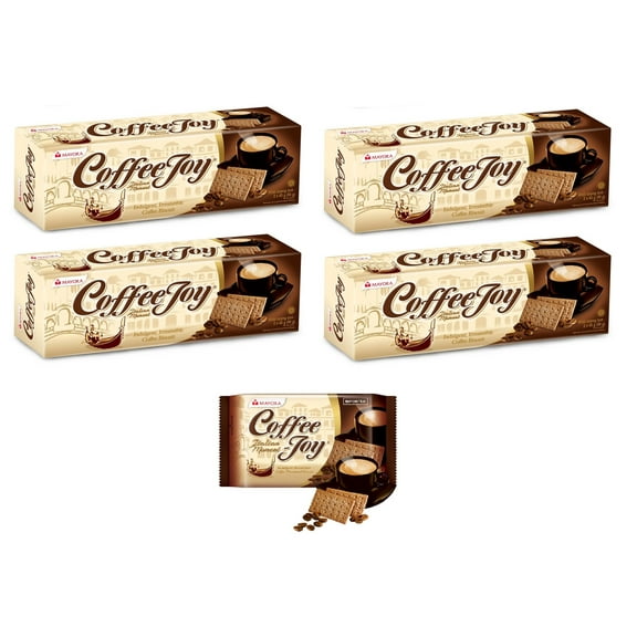 Coffee Joy Italian Moment Coffee Biscuit Four (4) Pack Net WT. 3.2oz (90g) ( HALAL )
