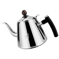 Coffee Kettle Stainless Steel Tea Coffee Kettle, Pour Over Kettle, Metal Teapot Works On Induction Stovetop For Fast ing, 1.2L Polished