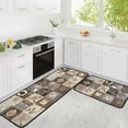 thumbnail image 1 of Coffee Kitchen Rugs Kitchen Mats for Floor 2 Piece, Anti Fatigue Floor Mat for Kitchen, Kitchen Floor Mats for in Front of Sink and Kitchen Matt for Standing for Coffee Kitchen Decor 17"X30"+17"X47", 1 of 6