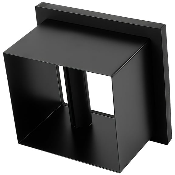 Coffee Knock Box for Coffee Grounds, Stainless Steel Knock Box with Rubber Edge for Home and Cafe Use, 7.1 in x 6.6 in x 4.3 in