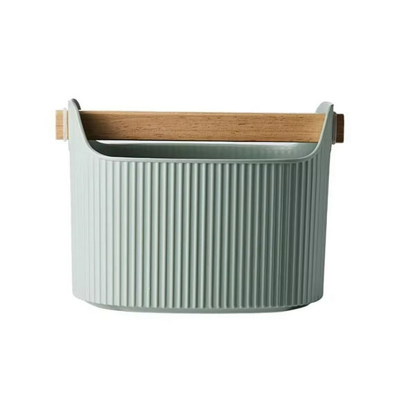 Coffee Knock Box Large Capacity Espresso Grounds Container Powder Beveled Residue Dump Bucket Maker Tools Light Green plastic Light Green