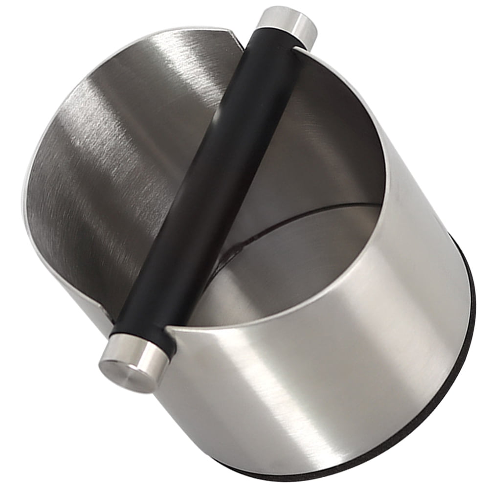 Coffee Knocking Box Stainless Steel Coffee Powder Espresso Knock Ground Box Bucket