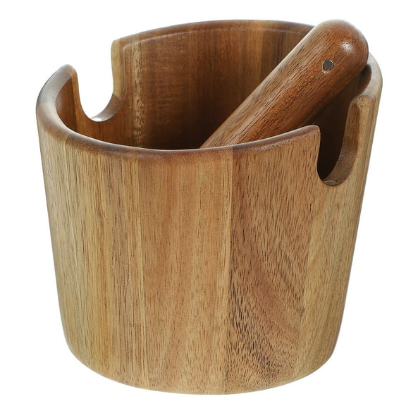 Coffee Knocking Box Wooden Coffee Powder Espresso Knock Ground Box Bucket