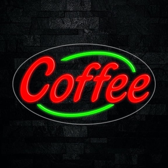 Coffee LED Neon Sign 28"L x 16"H #34179