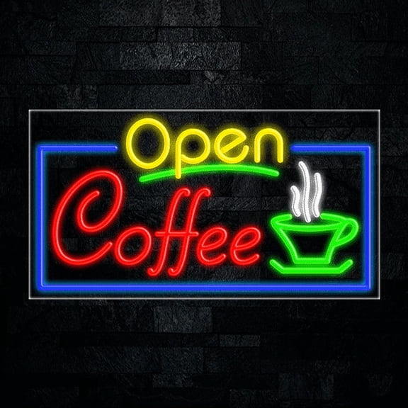 Coffee LED Neon Sign33"L x 18"H #35424