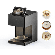 Coffee Latte Art Machine EB-FC1 Coffee Printer Customized Multi-Color Pictures Printing, DIY Personalized Decoration Cake Printer for Cafes Bars, Color FancyBox - Black