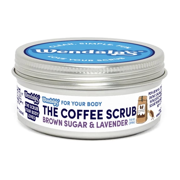 Coffee Lavender Body Scrub with Brown Sugar