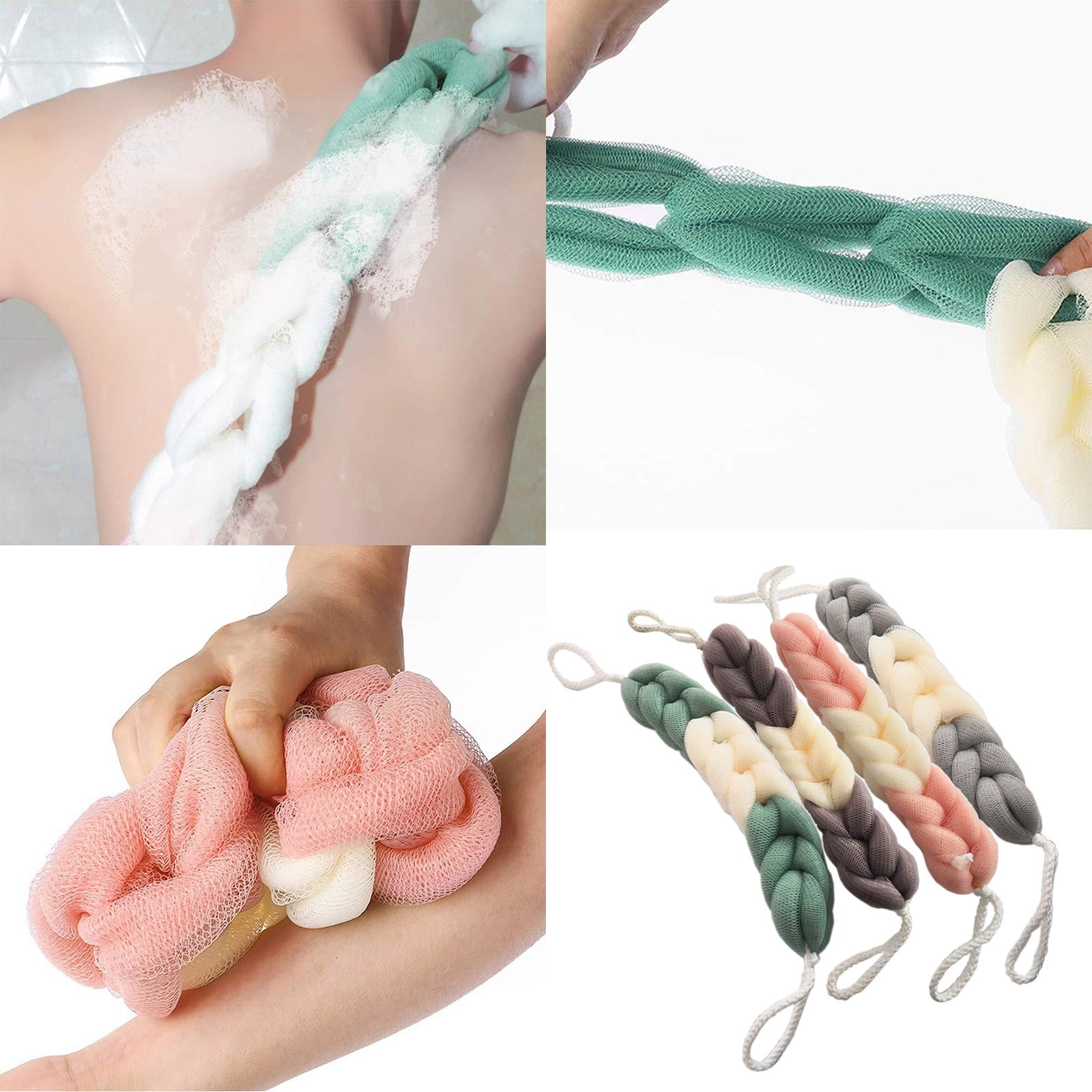 Coffee Lotion Bar Tanning Lotions Wiper for People Travel Hair Scrub Brush Korean Mitten Scrub Back Sponge with Rope Japanese Makeup Remover Wipes Lotion Applicator for Feet Back Scrubbers