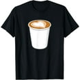thumbnail image 1 of Coffee Love Heart T-Shirt Coffee Cup Art for Caffeine Lovers, 1 of 4