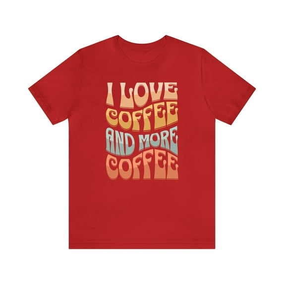 Coffee Lover, Bella & Canvas, Unisex Cotton Short Sleeve T-Shirt, XS to 5XL