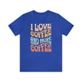 thumbnail image 1 of Coffee Lover, Bella & Canvas, Unisex Cotton Short Sleeve T-Shirt, XS to 5XL, 1 of 6