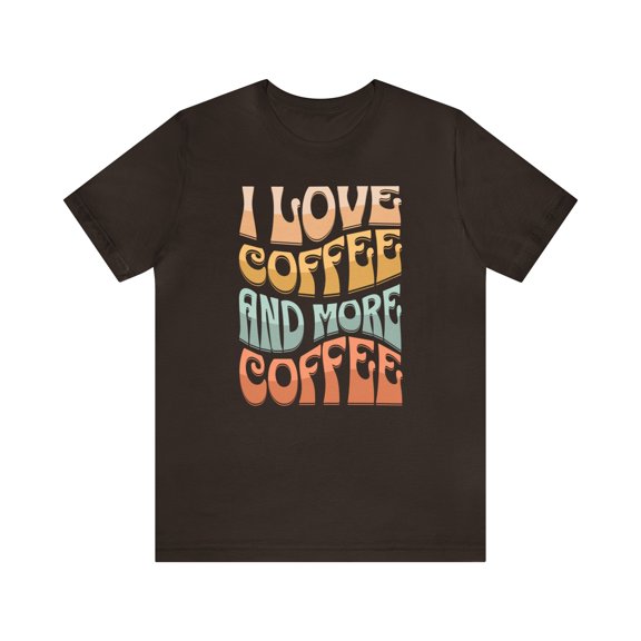 Coffee Lover, Bella & Canvas, Unisex Cotton Short Sleeve T-Shirt, XS to 5XL