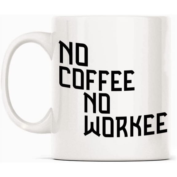 Coffee Lover Coffee Addict Funny Quote Mug Gift, White Funny Sarcasm Coffee Cup Novelty