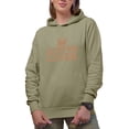 thumbnail image 1 of Coffee Lover, Groovy Retro Wavy Text Merch Gift, Sand Hooded Sweatshirt or Hoodie, 3XL, 1 of 5