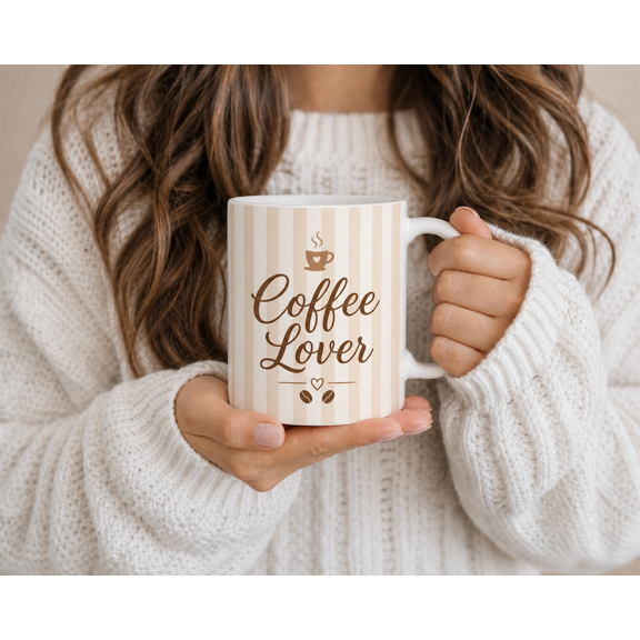 Coffee Lover Mug Cozy Coffee Cup Gift for Morning Routine, Work Desk, Cafe Fans