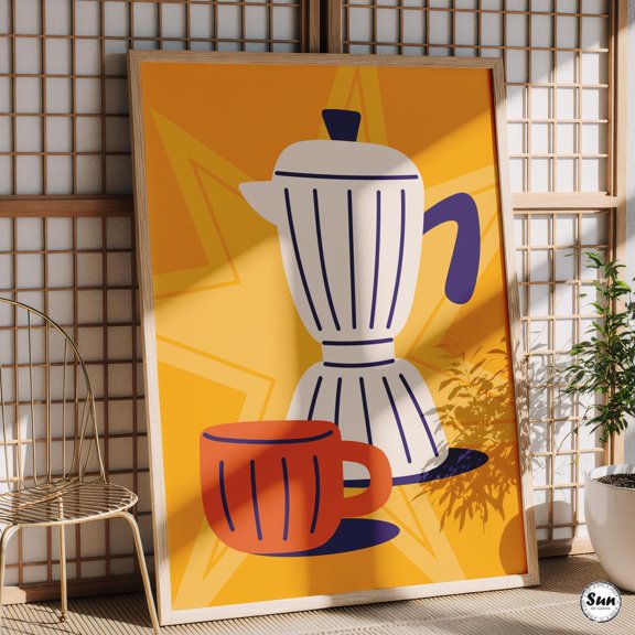 Coffee Lover Retro Cafe Classic Poster