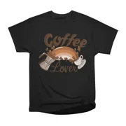 Coffee Lover T-Shirt Tee Gift For Him Merch For Her Apparel For Friend