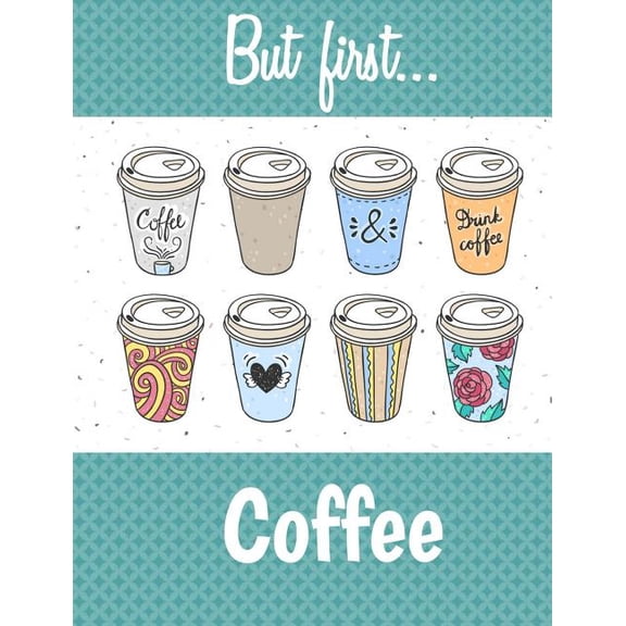 Coffee Lovers 4x4 Quad Graph Paper Workbook (Paperback)