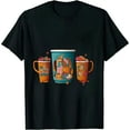thumbnail image 1 of Coffee Lovers Fall Coffee Pumpkin Spice Junkie Latte Autumn T-Shirt, 1 of 5