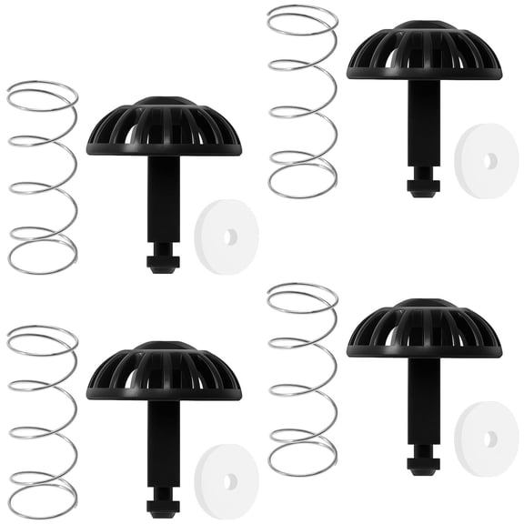 Coffee Machine Brew Basket Bottom Spring Loaded Stopper Kit: 4pcs, Practical Coffee Maker Replacement Part, for -12 -12P1 -1100BK