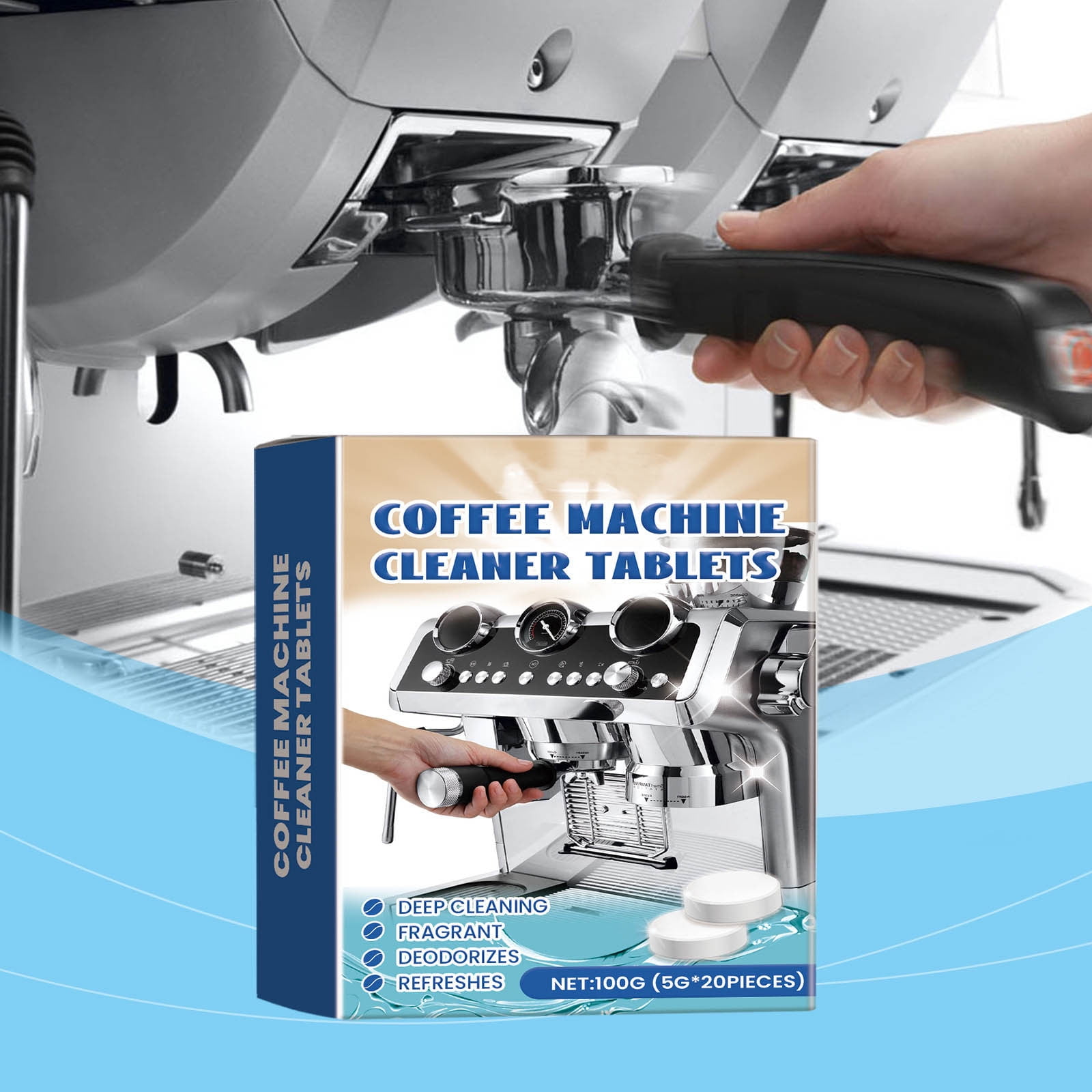 Coffee Machine Cleaner Descaler Tablets Coffee Maker Pot Descaling