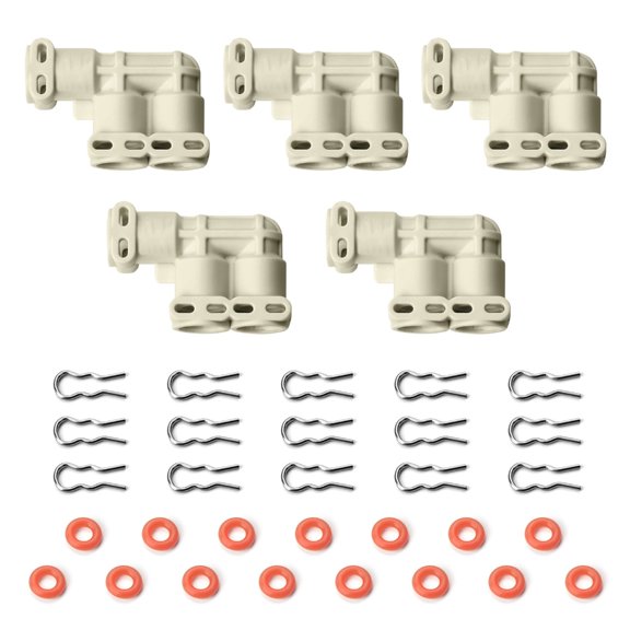 Coffee Machine Connector Set Providing Enhanced Durability Brewing Applications