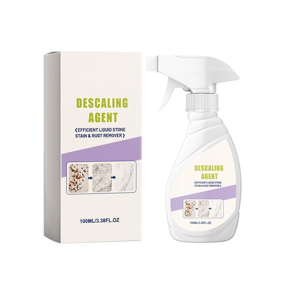 Coffee Machine Descaler Solution Kettle Limescale Remover 3.38 Fl Oz Deep Cleaning Liquid For Appliances Clear
