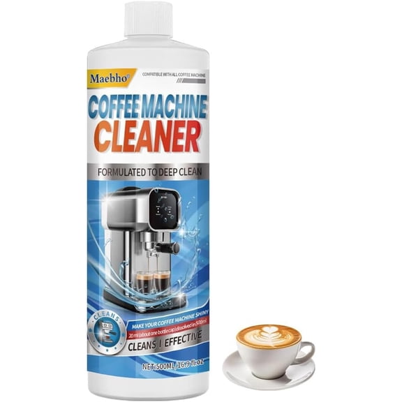 Coffee Machine Descaling Solution 16.9 oz Universal Descaler Cleaner Compatible with Keurig,N,Breville,Delonghi, Ninja - Coffee Maker Cleaning Solution