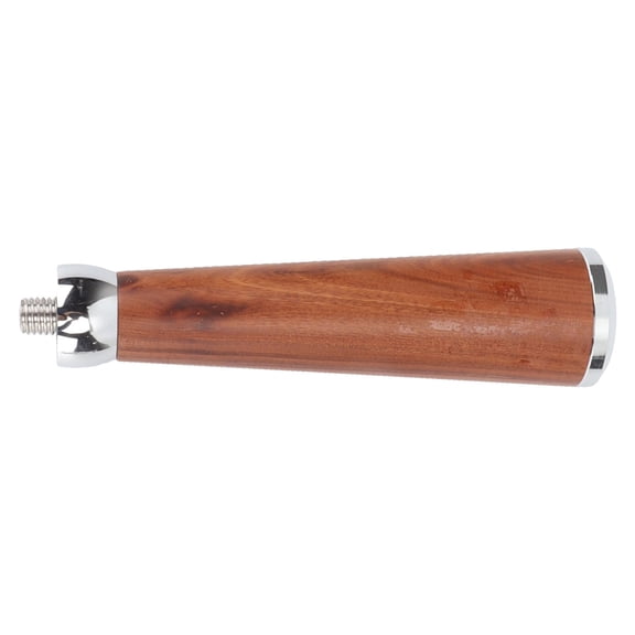 Coffee Machine Handle, Ergonomic Wooden Grip, M10 Compatible, Includes Buckle