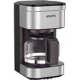 thumbnail image 1 of Coffee Maker 10 Cups Simply Brew Stainless Steel Drip Coffee Maker, 900 Watts Coffee Filter, Drip Free, Dishwasher Safe Pot , Black & Silver, 1 of 8
