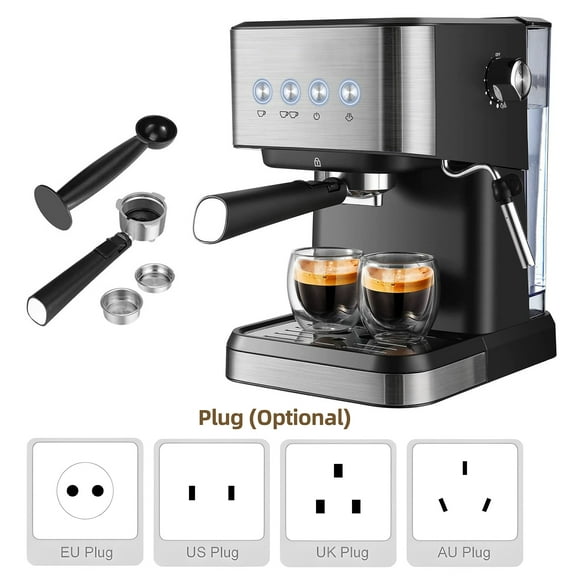 Coffee Maker,15 Bar Espresso / 1.5l Water Bar Espresso 1050w Wand Coffee With 1050w All-in-one Coffee Water /coffee Spoon Wand / 1.5l With Fr Bosnyyds