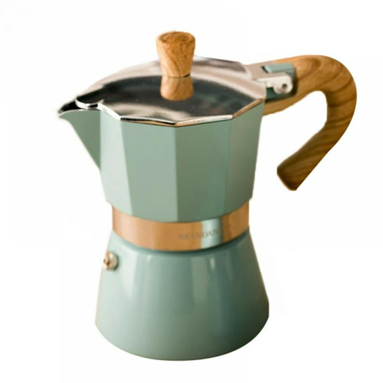Aluminum Italian Style Espresso Coffee Maker Percolator Stove Top Pot  Kettle