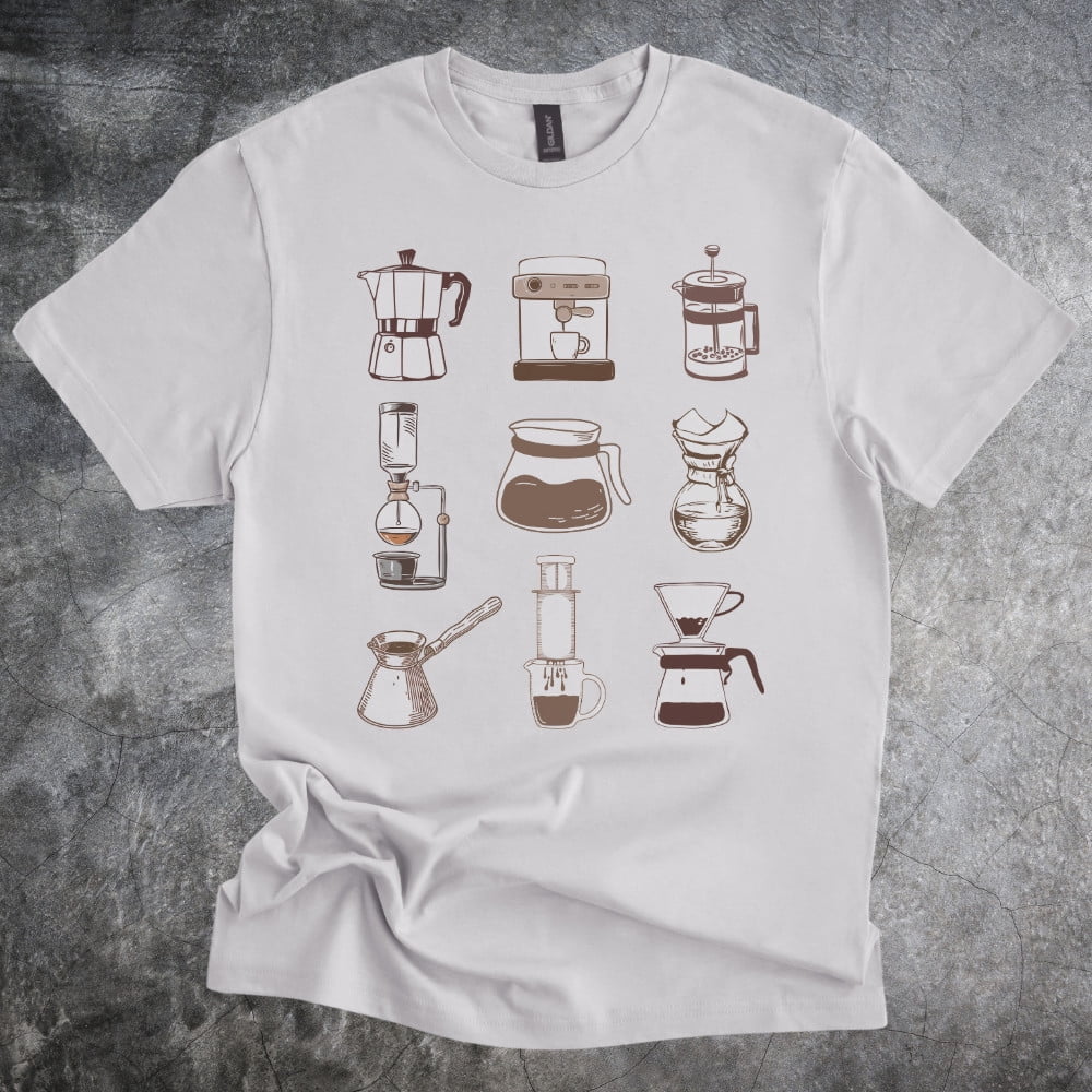 Event Quotation Design Coffee Maker Collection Barista Brewing Gray Classic Retro Quote Design ...