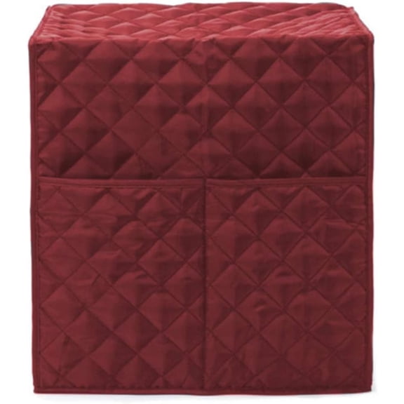 Coffee Maker Cover Dustproof Espresso Machine Covers Stain Resistant Latte Maker Appliance Cover Compatible with Keurig K50 K400 K500 series,K-Classic,K-Elite Smart Coffee Machine (Red)