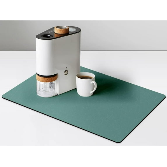 Coffee Maker Mat For Countertops,Coffee Bar Decor,Coffee Machine Pads,Absorbent, Washable,Reversible Microfiber Dish Drying Mat For Kitchen accessories,Under Small Appliance Mats