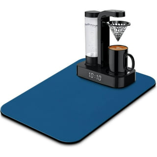 ZLR Coffee Mat - 16 x 24 Extra Absorbent Kitchen Drying Mat for Dishes -  Easy to Clean Coffee Bar Mat for Countertop, Coffee Maker, Espresso Machine