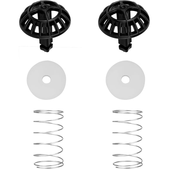 Coffee Maker Replacement Parts: Brew Basket Bottom Spring Loaded Stopper Kits - 2 Pack Compatible with DCC-1200, DCC-1200BCH, DCC-1200BW Coffee Machine Models
