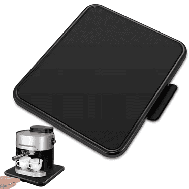 Coffee Maker Sliding Tray, 13.8"x11.7"Coffee Maker Toaster Blender Air Fryer Stand Mixer Countertop Storage Moving Slider