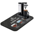 thumbnail image 1 of Coffee Mat 19.5x12in Coffee Bar Mat with Rubber Backed, Hide Stains Coffee Maker Mat for Countertops,diatom mud , Coffee Bar Accessories, Absorbent Coffee Drying Mat, 1 of 7