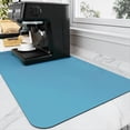 thumbnail image 1 of Coffee Mat - Absorbent Hide Stain Rubber Backed Dish Drying Mat for Kitchen Counter - Bar Mats for Countertops Fit Under Coffee Maker Espresso Machine, 1 of 5