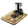 thumbnail image 1 of Coffee Mat, Coffee Mug Vintage DesignCoffee Bar Mat for Countertop, Rubber Backed Dish Drying Mat for Counter, Absorbent Coffee Bar Accessories Fit Under Coffee Maker Espresso Me Machine 18x24in, 1 of 7