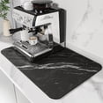 thumbnail image 1 of Coffee Mat Hide Stain Rubber Backed Absorbent Dish Drying Mat for Kitchen Counter-Coffee Bar Accessories Fit Under Maker Machine Pot Espresso Machine Dish Rack 16''x12'', 1 of 7